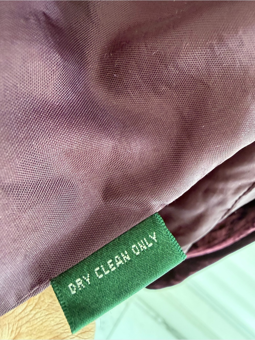 Ralph Lauren Velvet Button-Down Shirt in Deep Plum - Picture 9 of 11